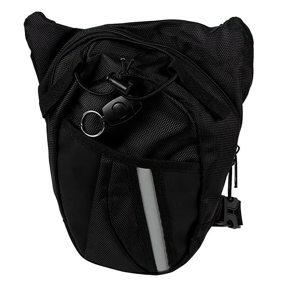 Miommo Motorcycle Leg Bag, Oxford Outdoor Fanny Pack Waist Pack Bag with Four Different Pockets for Men and Women for Hiking, Camping, Biking ﻿