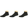 thumbnail image 1 of Sierra Socks Men's Bamboo No Show Seamless Toe Socks 3 Pair Pack, 1 of 1