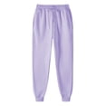 thumbnail image 6 of Multicolor Sweatpants Women Mens Pants Casual Solid Color Track Cuff Workout Pants with Pocket Fashion Clothing, 6 of 6