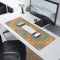 thumbnail image 2 of Functionality Meets Aesthetics: Floral Mandala Mouse Mat - Custom Size, Non-Slip, Stitched Edge, Waterproof, Perfect for Gaming and Office (31.5 X 11.8 Inch), 2 of 7
