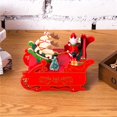 thumbnail image 3 of Navidad Caja de Música Juguete Niño de Navidad Decoración Santa Rojo Colco Juguete de caja de música, 3 of 8