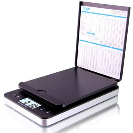 SAGA 66 lb. DIGITAL POSTAL SHIPPING SCALE by SAGA X 0.1 OZ WEIGHT USPS POSTAGE W/AC USB Charger , Pro Model,