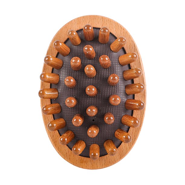 Cepillo corporal de masaje de madera, cepillo raspador Guasha, herramienta de relajación muscular, herramientas de masaje de madera, masaje corporal