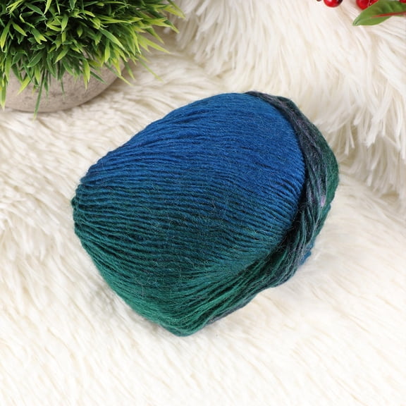 Toyvian Green Dyed Crochet Yarn for Handmade Clothes, Accessories, Knitting, and Craft Projects