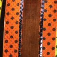 thumbnail image 2 of The Ribbon People Orange and Black Polka Dots Wired Craft Ribbon 1.5" x 40 Yards, 2 of 2