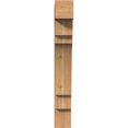 thumbnail image 6 of Ekena Millwork 5 1/2"W x 28"D x 40"H Merced Block Smooth Bracket, Western Red Cedar, 6 of 25