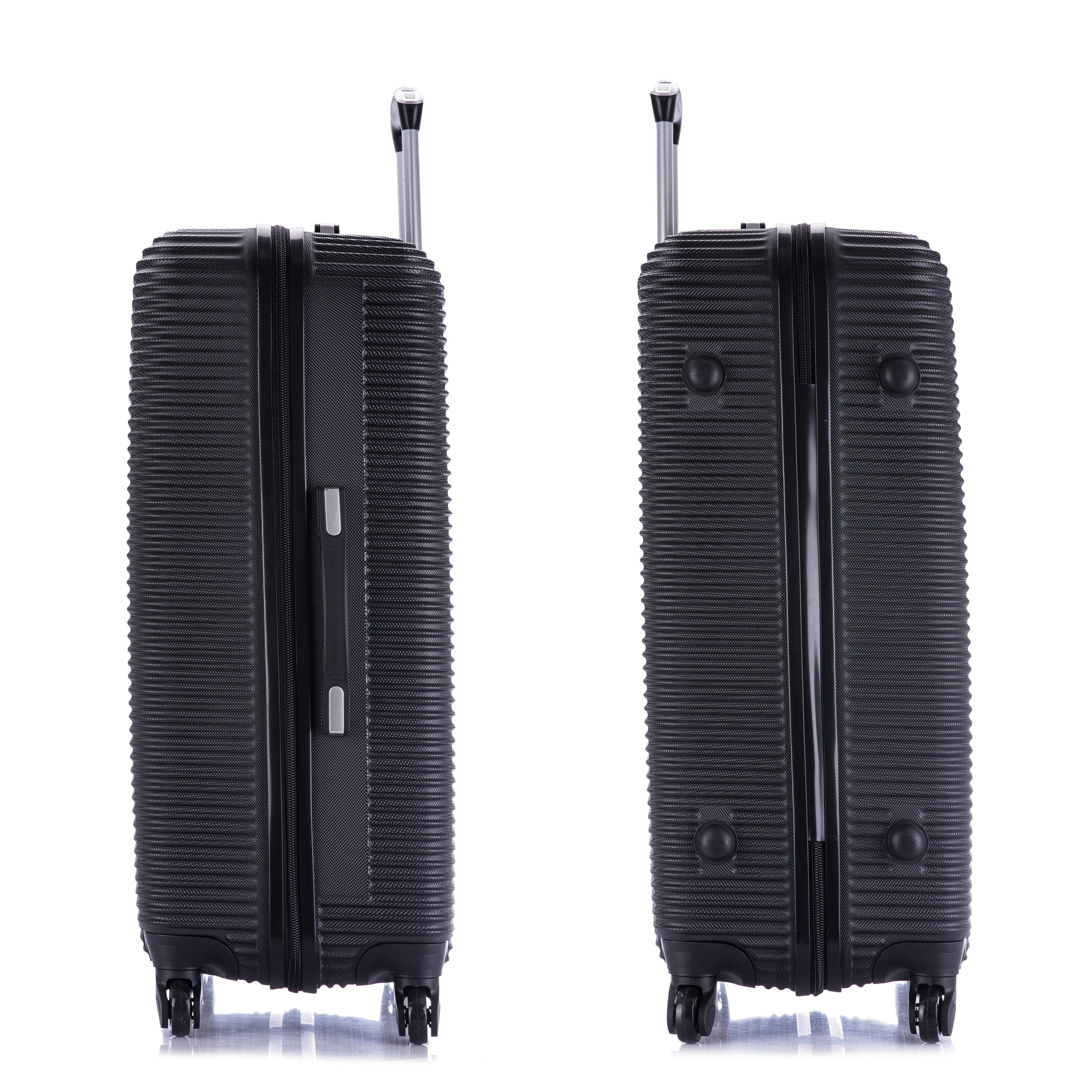 InUSA Royal 28" Hardside Lightweight Luggage with Spinner Wheels, Handle, and Trolley, Black