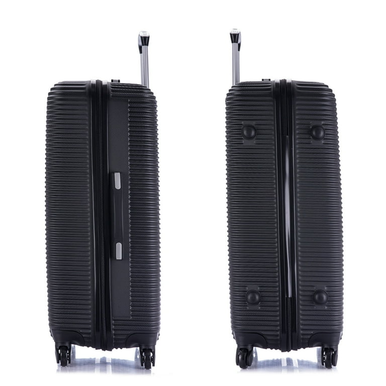 InUSA Royal 4-Piece Hardsided Shell Luggage Set, Spinner Wheels