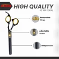 thumbnail image 3 of NIXCER PROFESSIONAL SERIES 6" CNC HAIR THINNING SCISSOR BLACK, 3 of 3
