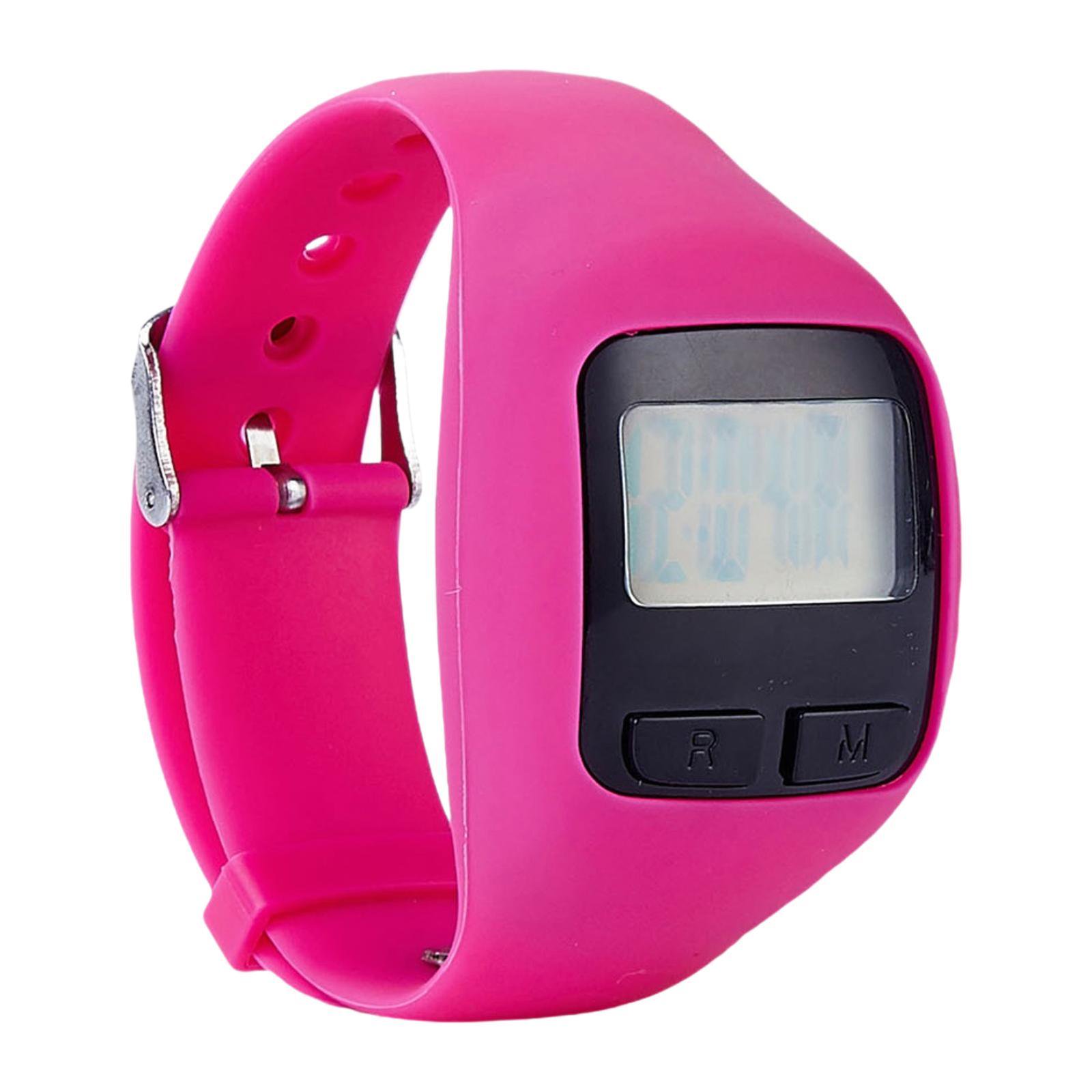 Montre Podomètre Grand écran LCD - Compteur De Pas, Calories, Distance Pour Marche, Running, Sport