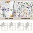thumbnail image 5 of Spring Floral Swag Curtains for Kitchen/Bedroom/Living Room, Elegant Pastoral Flowers Dragonfly Watercolor Scalloped Curtains 63 Inch Long, Window Swag Topper Curtains Valances 2 Panels Set 36"x63", 5 of 8