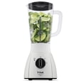 thumbnail image 1 of Licuadora T-fal Optimix 2 Velocidades, Blanca,Vaso Plastico 2L, 4 Cuchillas Zelkrom, LN2771MX, 1 of 7