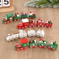 thumbnail image 5 of Tren de madera de Navidad, adornos navideños para el hogar, adorno para árbol de Navidad 2024, regalo para niños, Feliz Año Nuevo 2025, 5 of 5