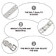 thumbnail image 4 of Collar de perlas para perros y gatos, ajustable, de cuero, con correa, 4 of 5