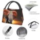 thumbnail image 4 of Fotbe Elephant Sunset in Kenya Bolsa Térmica Portátil con Estampado, Bolsa de Entrega de Alimentos Aislada, Bolsa Reutilizable de Gran Capacidad para Comidas y Supermercado, 4 of 6