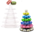 thumbnail image 1 of 6 Tiers Round Macaron Tower Stand Cake Stand Cake Display Rack For Wedding Birthday Decor, 1 of 5