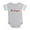 Heather Gray, variant on CafePress - Michigan Rbw Txt - Cute Infant Baby Football Bodysuit