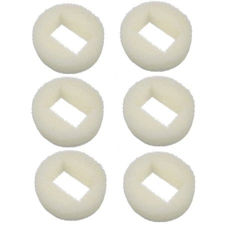 

HQRP 6-Pack Foam Pre-Filter for Drinkwell 360 Plastic Pet Fountains Water Bowl D360-RE / Petsafe RF360PRE
