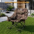 thumbnail image 6 of MOPHOTO Oversized Heated Rocking Camping Chair Support 330 lbs,Portable 3 Adjustable Heating Levels,Folding Quick Setup,Compact Storage,Lawn Chair with Side Pockets for Outdoor(Heated), 6 of 8