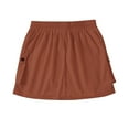 thumbnail image 4 of FAIWAD Womens Cargo Skirt Elastic Waist Drawstring Mini Skirts Trendy Ruched Skirts with Flap Pocket, 4 of 7