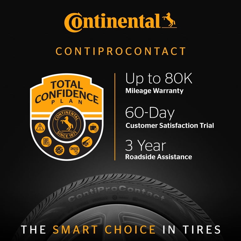 Continental ContiProContact MOE SSR 225/50R17 94H Tire - Walmart.com