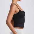 thumbnail image 5 of Women’s Scoop Neck Adjustable Strap Sleeveless Tank Top Soft Stretchy Fitted Camisole Basic Layering Shirt for Daily Wear, 5 of 8