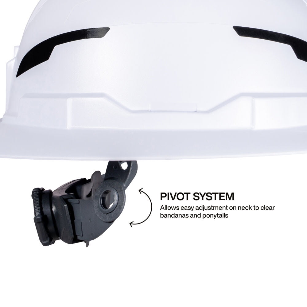 Klein Tools Class E Type-2 Hard Hat Non-Vented Full Brim With Chin Strap White Ca Only