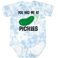 thumbnail image 3 of Inktastic You Had Me at Pickles Boys or Girls Baby Bodysuit, 3 of 5