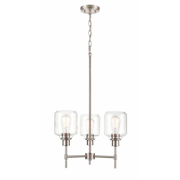 Millennium Lighting Chandelier Ceiling Light, Satin Nickel (6903-SN)