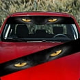 thumbnail image 2 of Personalized Car Windshield Sticker Decals Universal 3D Sunshade Wolf Eyes, 2 of 12