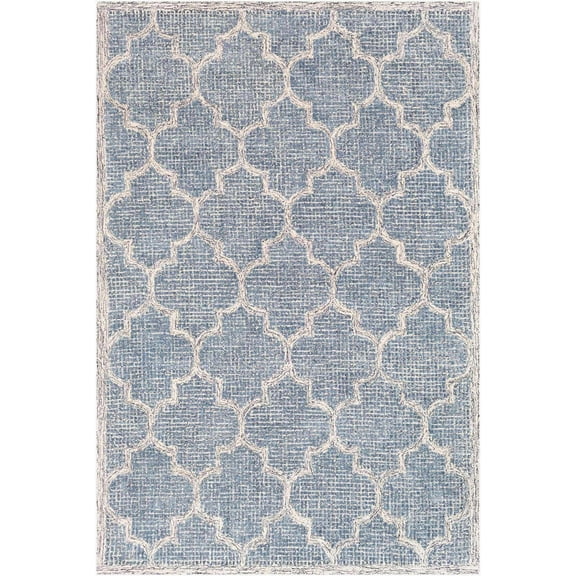 BoutiqueRugs Plantersville Traditional, Transitional Area Rug - Denim, Navy, Peach - 2' x 3'
