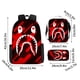 thumbnail image 2 of Conjunto de tres piezas de mochilas escolares para estudiantes masculinos y femeninos, estuche para lápices para el campus, bolsas de lona, mochila de gran capacidad, 2 of 7