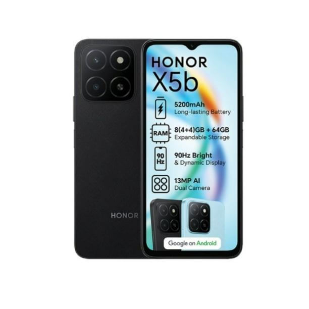 Honor X5b 128gb 4gb RAM Negro Desbloqueado