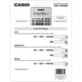 thumbnail image 4 of Casio DM1200BM Desktop Calculator, 12-Digit LCD, Silver, 4 of 4