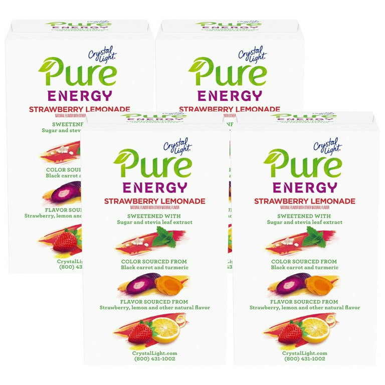 Crystal Light Pure Energy Mixed Berry Naturally Flavored, 47 OFF