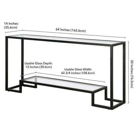Camden&Wells - Athena Console Table - Blackened Bronze