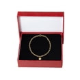 thumbnail image 3 of Pulsera Horoz Colguije Corazón abombado 18cm Oro 10K, 3 of 4