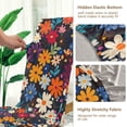 thumbnail image 5 of Yayeee 4 Pack Dining Chair Covers Stretch Parson Chairs Slipcovers Seat Protector, Bright Colorful Flowers Pattern, 5 of 6