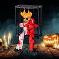 thumbnail image 4 of Jaula de aterradora, juguete colgante de Halloween para prisionero, muñeco de juguete de vocalización, juguete complicado de terror Estilo E, 4 of 6