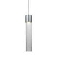 thumbnail image 2 of 1XT-WAND12BL-LED-SN-Besa Lighting-Wanda 12 - 12 Inch 6W 1 LED Cord Mini Pendant with Flat Canopy-Blue Bubble Glass Color, 2 of 6