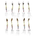 thumbnail image 5 of 10 Uds Señuelos de Pesca Kit de equipo gancho de pluma Color brillante resistente al agua salada señuelo de pesca con rotación de lentejuelas, 5 of 5