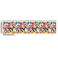 thumbnail image 3 of Ambesonne Pastel Fabric by the Yard Upholstery, Vivid Spiral Funny Curls, 5 Yards, Multicolor, 3 of 5