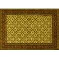 thumbnail image 1 of Ahgly Company Indoor Rectangle Persian Yellow Traditional Area Rugs, 2' x 3', 1 of 4