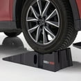 thumbnail image 6 of Black Widow 13in W Stackable Plastic Car Service Ramps – 16,000 lb. Capacity per Pair, Lightweight High-Impact Grid Design, 6.25in Lift Height, Built-in Handles, 6 of 6