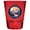 Red, variant on Beech Mountain North Carolina Design B Souvenir Full Color 2 oz Round Shot Glass Green