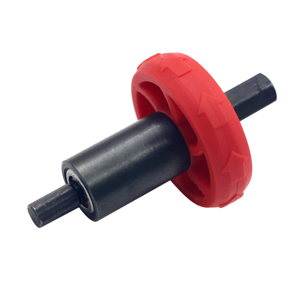 Drill Jump Start Engine Starter Bit Adapter,Red & Black Electric Start Attachment for Lawn Mower String Trimmer Leaf Blower,CRV Steel Durable Quick-Start Tool for Cordless Drill