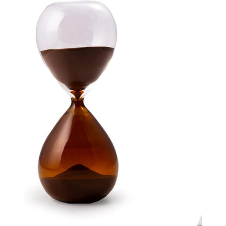 Image of Handblown Hourglass Sandtimer Home Office Decor Housewarming Gift Art Deco Design 60 Minutes