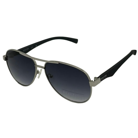 Kenneth Cole Reaction Mens Nickeltin Metal Aviator Sunglass, KC1431. 10W