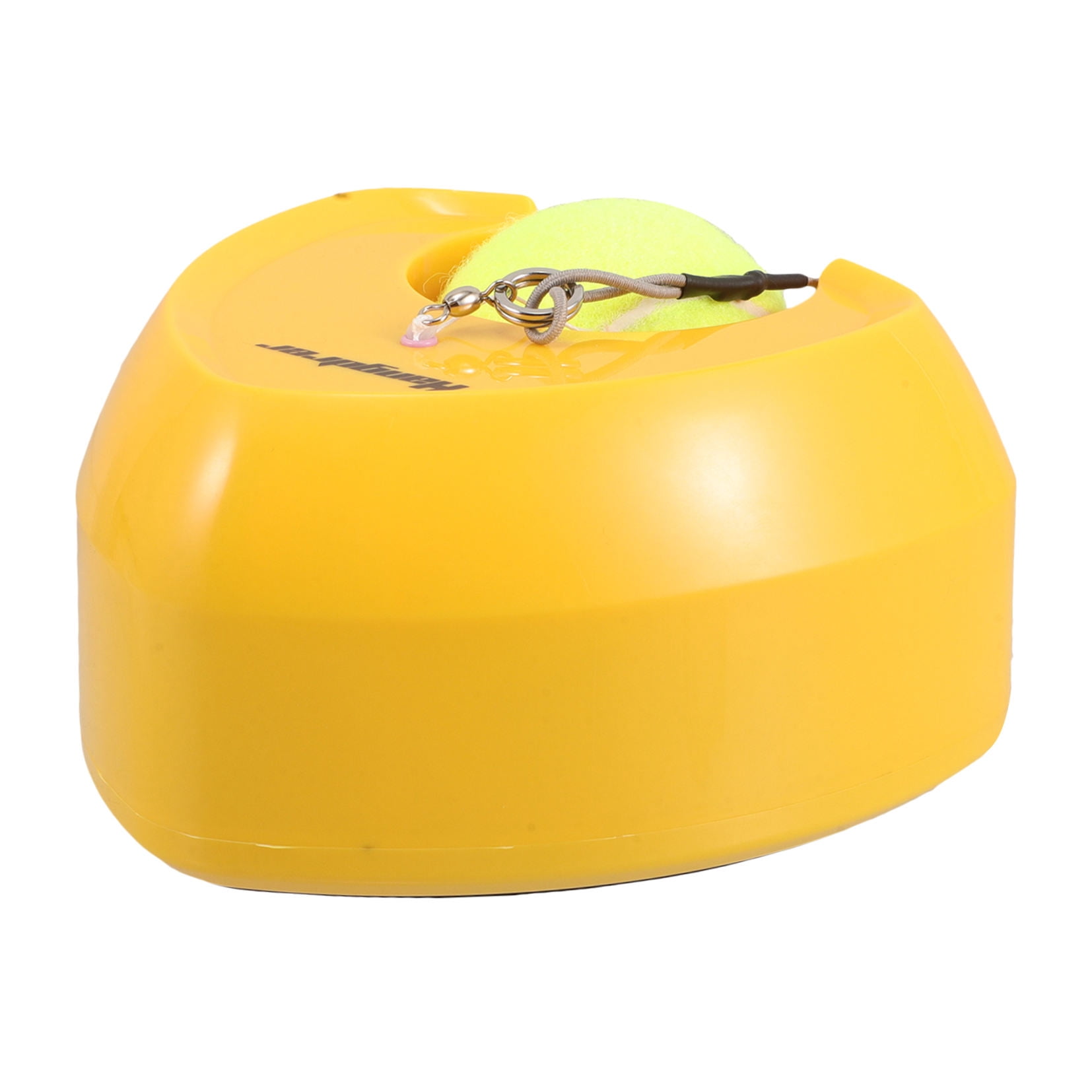 RENACLIPY Portable Yellow Tennis Rebounder with High Base for Effective Training and Practice Sessions