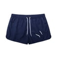 thumbnail image 3 of Shachafan Men's Swim Board Shorts Beach Shorts With Sports Print Casual 3 Inch Trunks For Swimming Surfing Mens Swim Shorts Pockets, 3 of 5